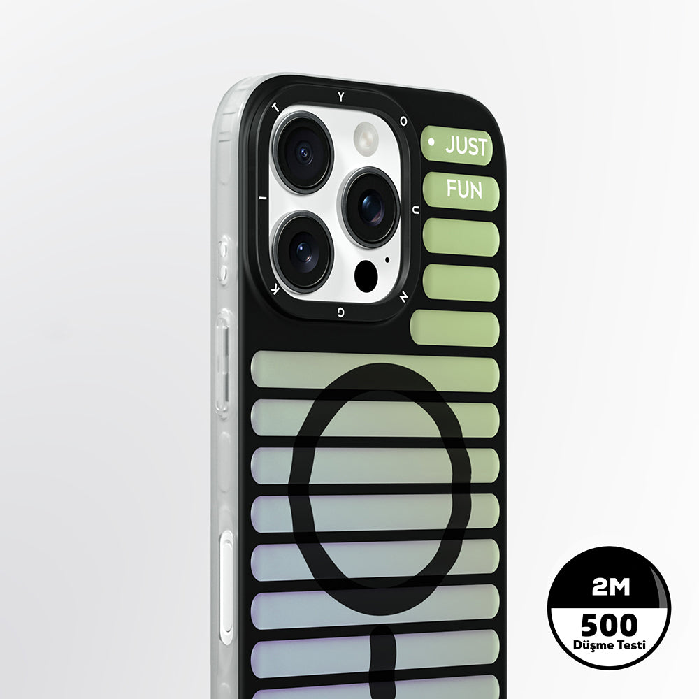 Youngkit Geek Serisi iPhone 16 Pro Kılıf M-safe Şarj Özellikli Kılıf Youngkit Geek Serisi iPhone 16 Pro Kılıf M-safe Şarj Özellikli Kılıf